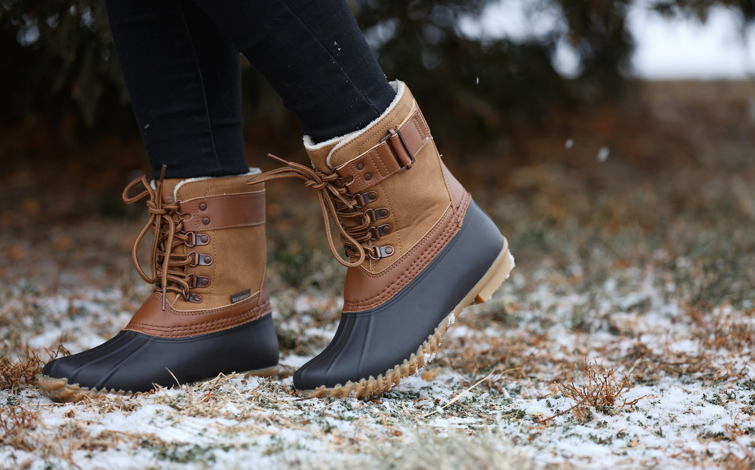 womens navy winter boots